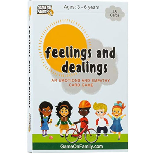 Feelings and Dealings: An Emotions and Empathy Card Game | Award-Winning | Therapy Games for Kids | Social and Emotional Skills Development | Feelings Flash Cards